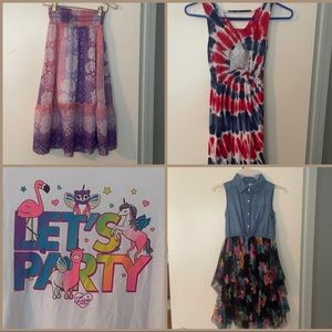 JUSTICE girls dress Bundle